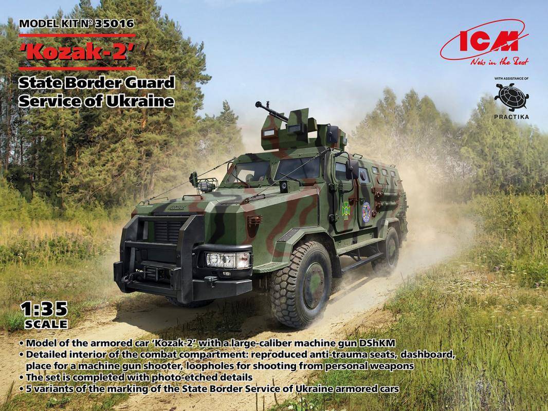 ICM Kozak-2 State Border Guard Model Kit