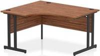 Impulse 1400mm Left Walnut Top Writing Desk