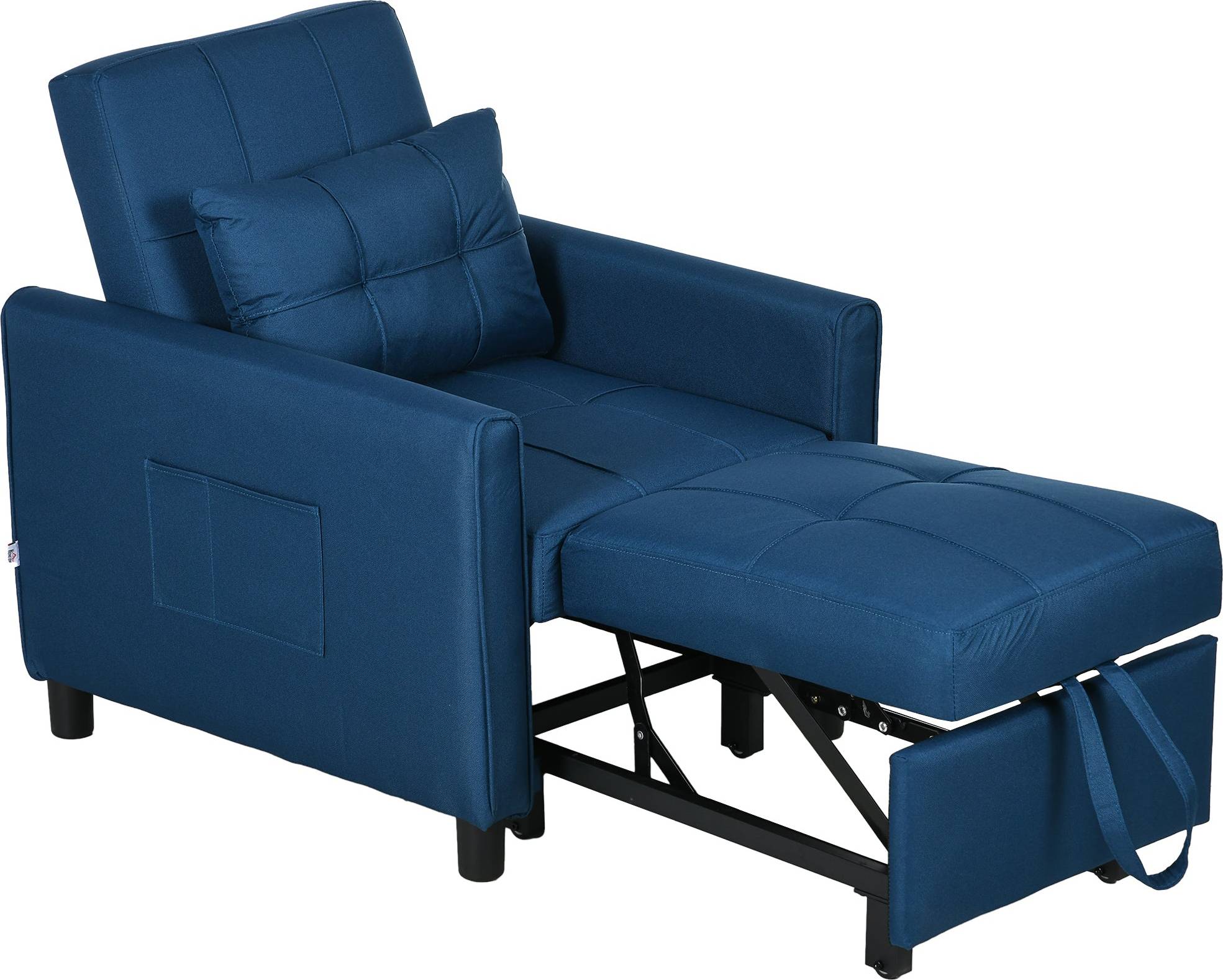 Homcom 3 In 1 Pull Out Armchair