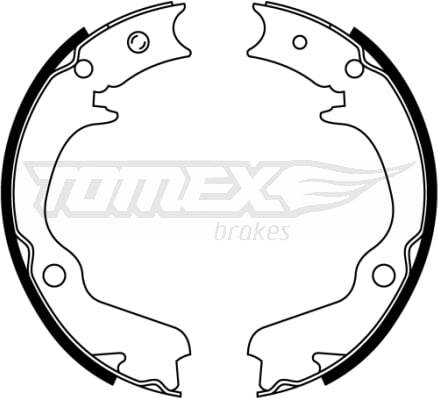 TX 22-41 Brake Shoes Rear Axle