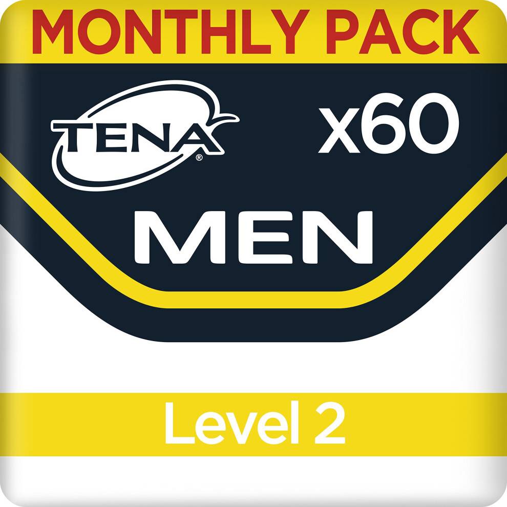 Tena men level TENA Absorbent Protector, Level 2, for Moderate Bladder Weakness, Monthly