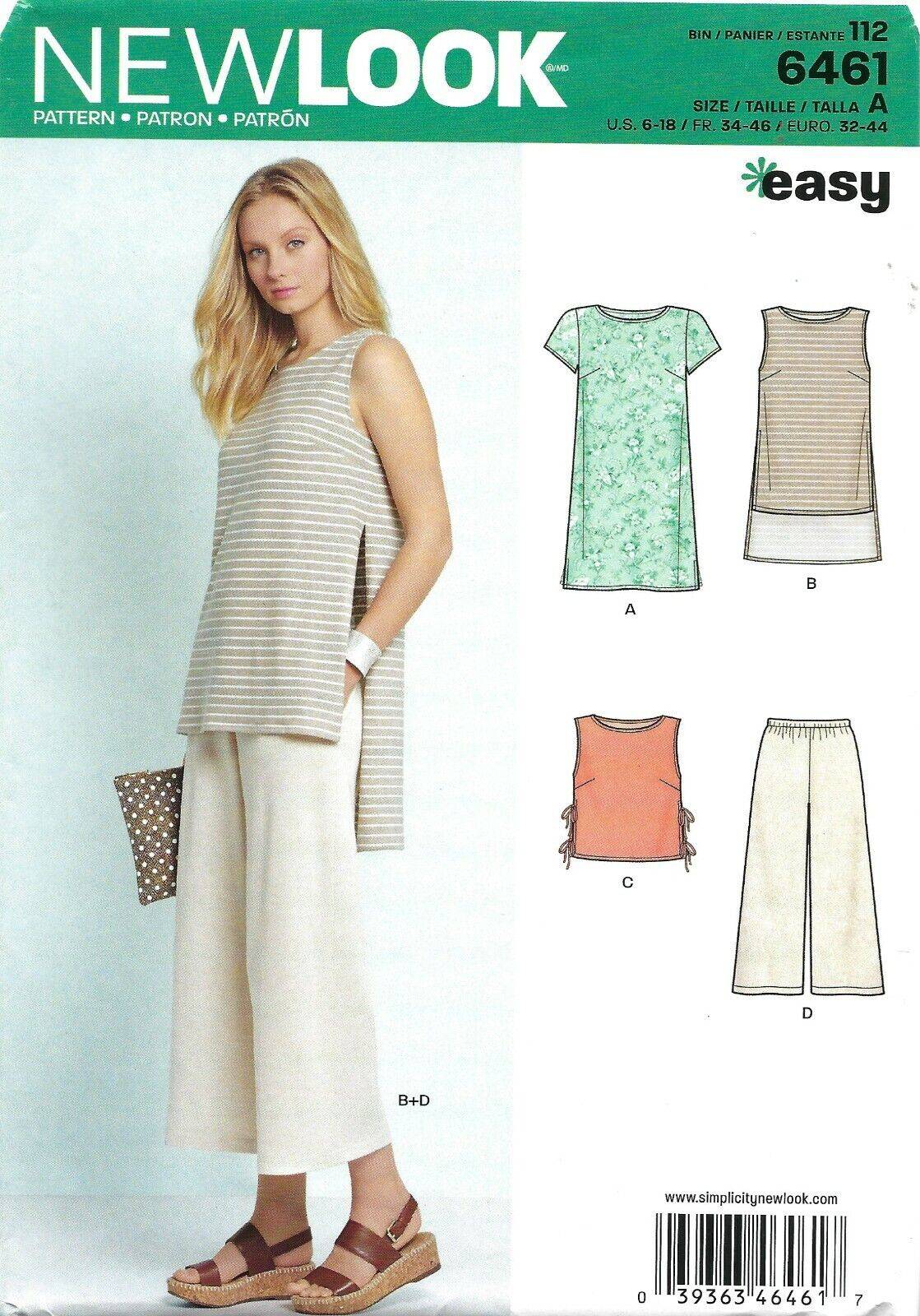 New Look Sewing Pattern 6461