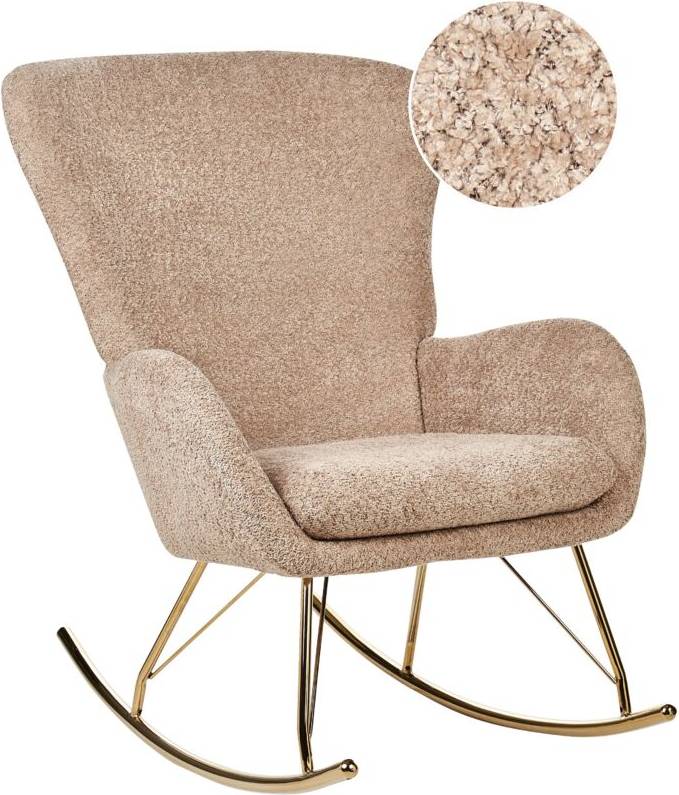 Beliani Retro Traditional Rocking Chair