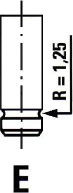 Eksosventil Freccia R4901 RNT