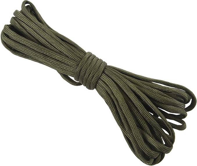 Staccatory 7 Rope Paracord Parachute Rope Resistant Camping Color Green 8m