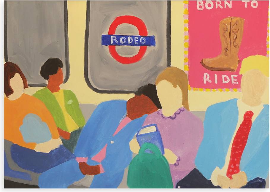 Paper Collective Born To Ride 50x70 cm Poster