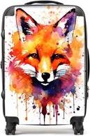 Warren Reed Splashart Fox Face Suitcase
