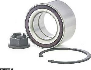 Ridex Wheel Bearing Kit Rear Axle Both Sides