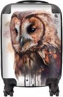Warren Reed Owl Face Splashart Light Background Suitcase