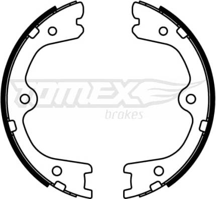 TX 22-23 Brake Shoes Rear Axle