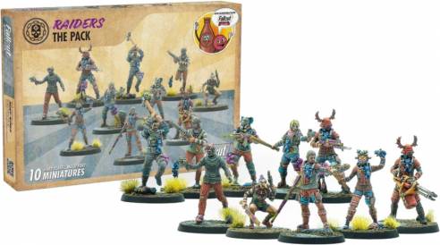 Modiphius Fallout Miniatures: Raiders The Pack Exp