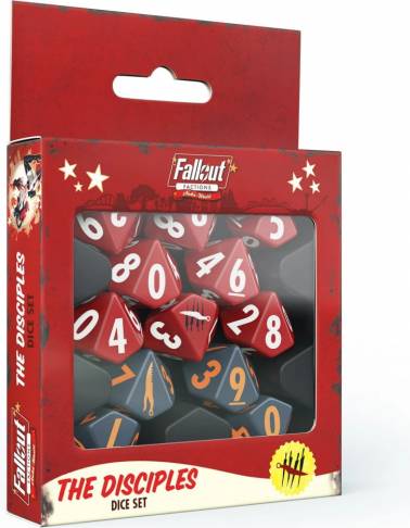 Modiphius Fallout Factions: Dice Set The Disciples