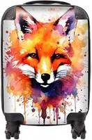 Warren Reed Splashart Fox Face Suitcase Mini