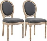 Homcom French Style Kitchen Dining Chairs Set Köksstol