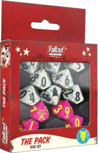 Modiphius Fallout Factions Dice Set The Pack