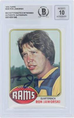 Topps 1976 426 Autographed Rookie Card