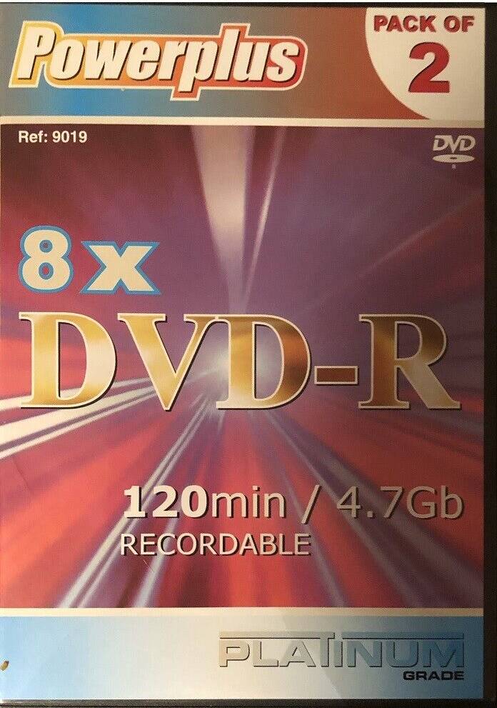 Bluray case PowerPlus 8x DVD-R Twin Pack DVD Case