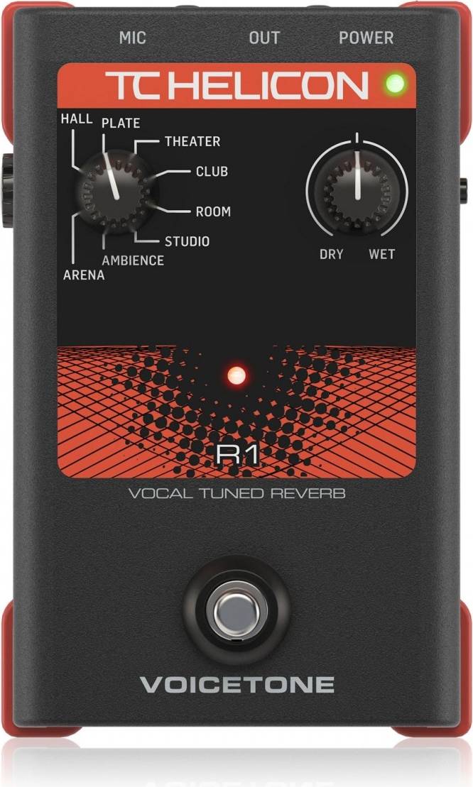 VoiceTone R1 Pedal de Efectos de Reverberación