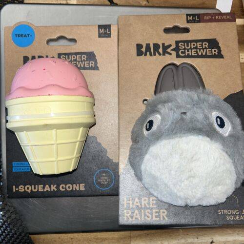 Bark Super Chewer Collection Rubber Rabbit Dog Toy