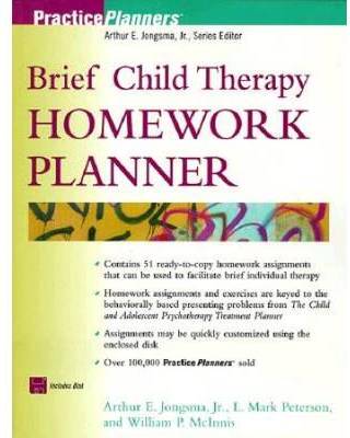 Planner Child Psychotherapy Homework Planner