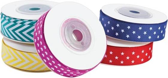 Colorations Ribbon with Patterns Set of 5