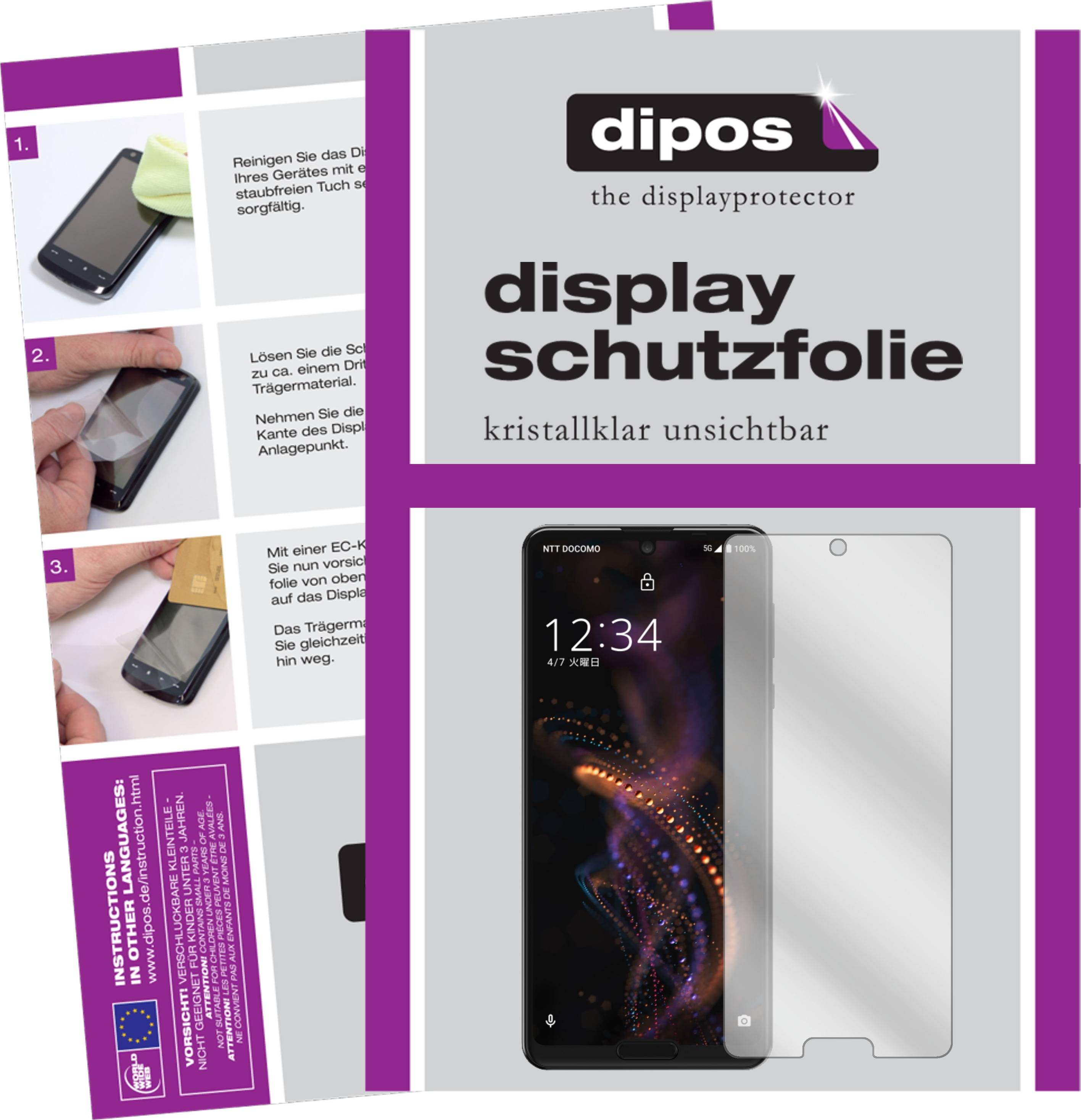 Dipos Screen Protector Sharp Aquos R5G Crystal