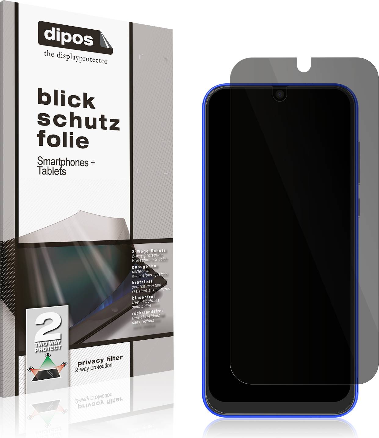 Dipos Inoi A62 Lite Privacy Filter Screen Protector