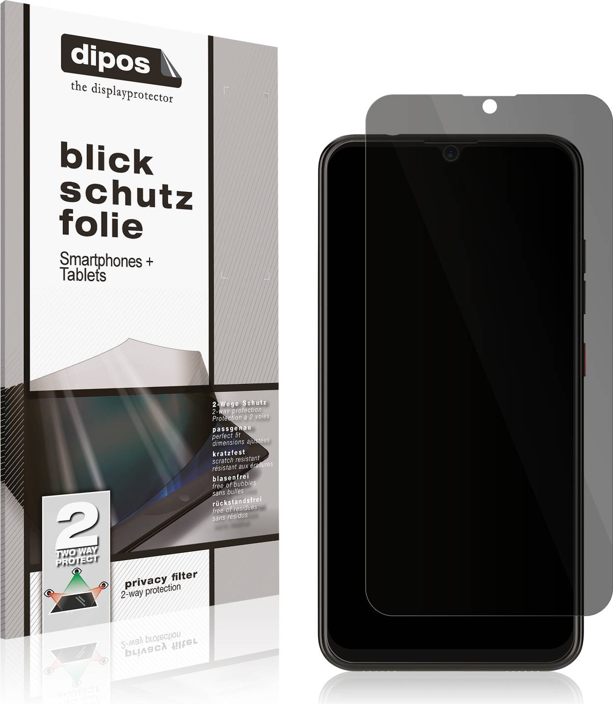 Dipos 2x Screen Protector A1 Alpha Privacy Filter