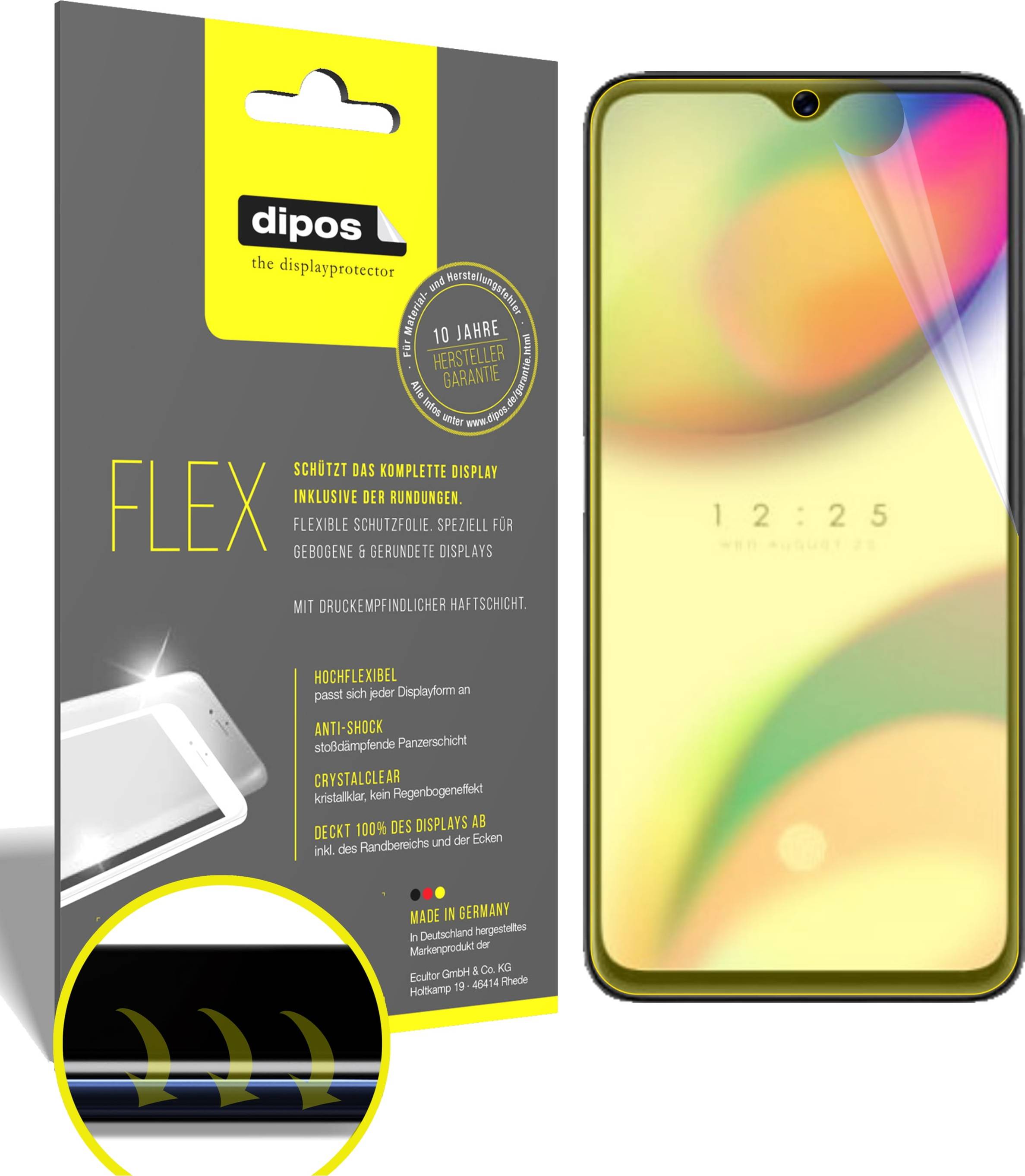 Dipos 3x Screen Protector Oppo Reno Z Film Covers
