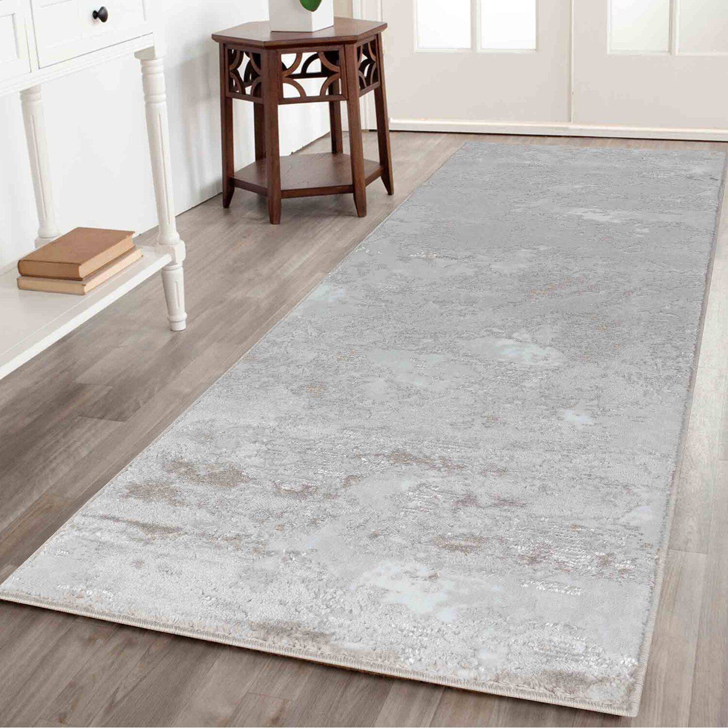 Serdim Rugs Modern Abstract Sprayed Texture Yellow