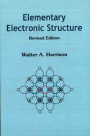Elementary Electronic Structure Revised Edition