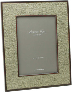 Addison Ross Moss Green Rattan Photo Frame