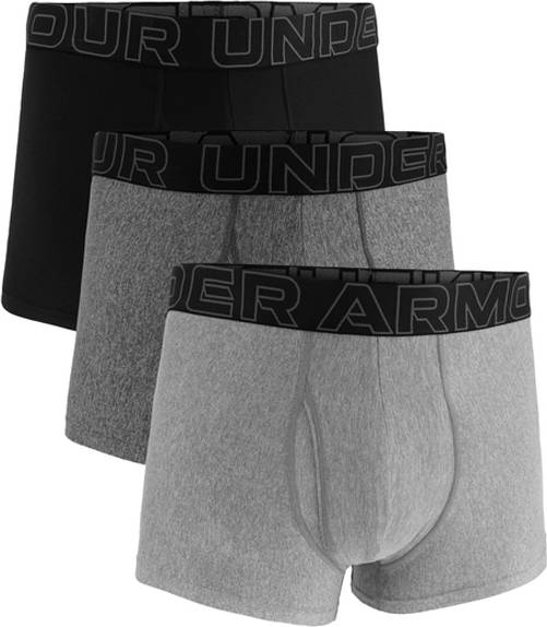 Under Armour Performance Tech Solid Boxerjock Pack grå/sort