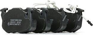 Ridex Brake Pad Set Front Axle