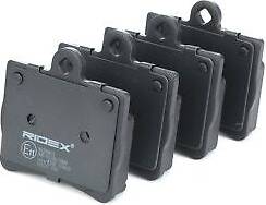 Ridex Brake Pad Set Rear Axle