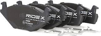 Ridex Brake Pad Set Front Axle With Fastening Material