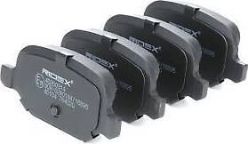 Ridex Brake Pad Set Rear Axle