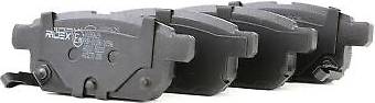 Ridex Brake Pad Set Rear Axle 402B0629