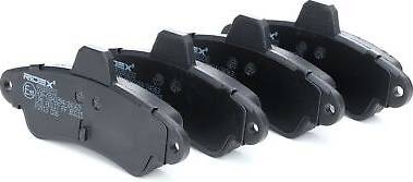 Ridex Brake Pad Set Rear Axle