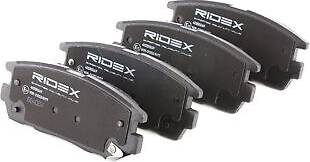 Ridex Brake Pad Set Rear Axle