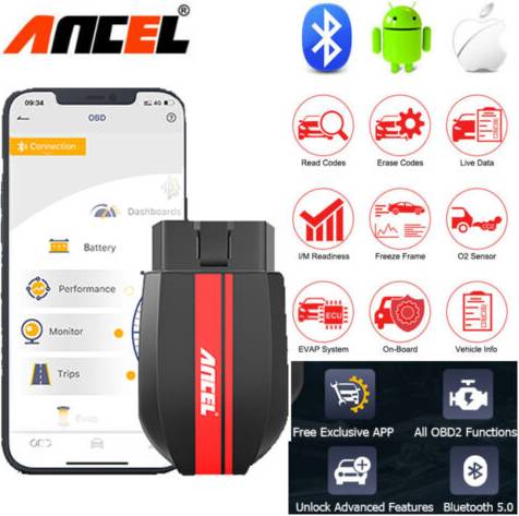 bd200 obd2 scanner code reader check engine