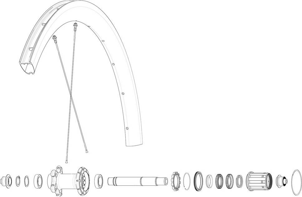 Mavic Rear Cosmic SL 40 Rb Racercykel Fælg
