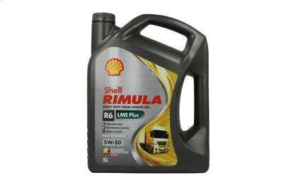 5w 30 engine oil Shell Rimula R6 LME Plus 5W-30 5L Acea E6 E9 Engine Motor Oil