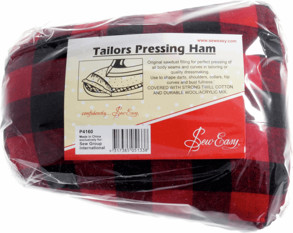 Tailors pressing ham covered.