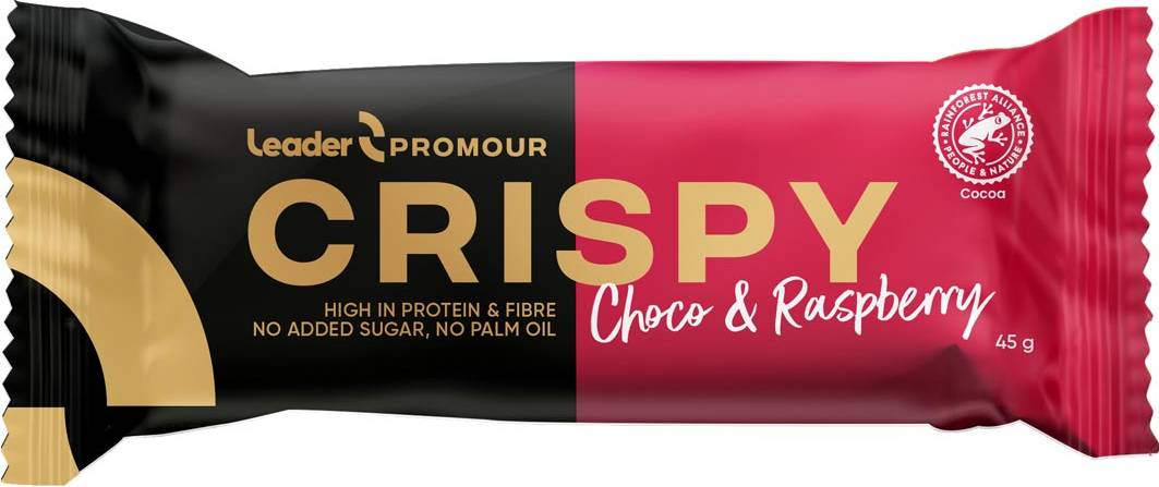 Leader Promour Crispy 45 G Chocolate & Raspberry