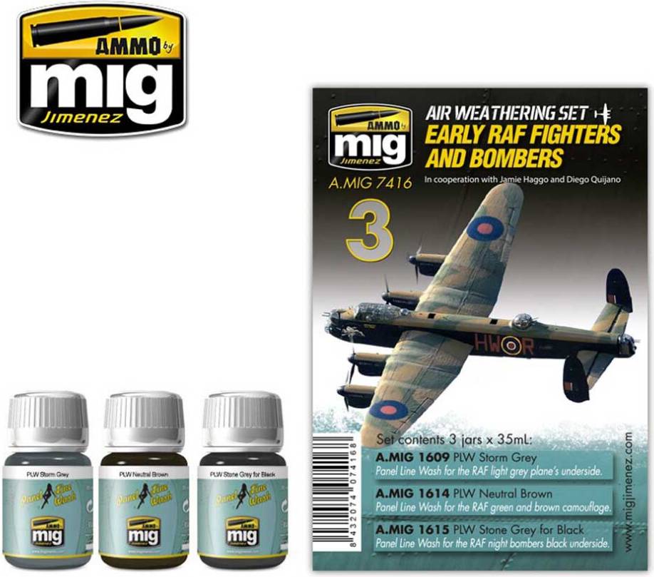 MIG Aircraft Panel Line Wash Set
