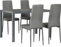 Homcom 5-Piece Kitchen Dining Table Set