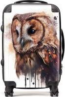 Warren Reed Owl Face Splashart Light Background Suitcase