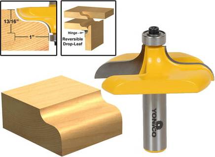 Table Edge Handrail Router Bit 212 Inch