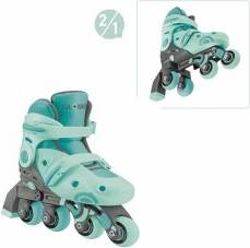 2 In 1 Inline Skates Verde